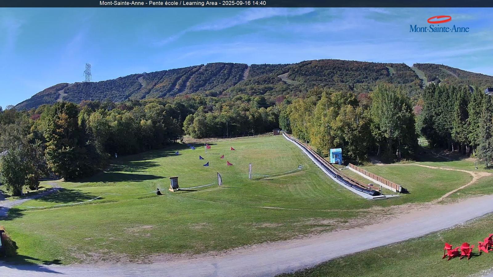 Webcam Mont-Sainte-Anne: Pente Ecole