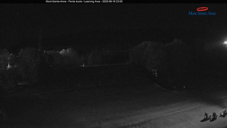 Webcam Mont-Sainte-Anne: Pente Ecole