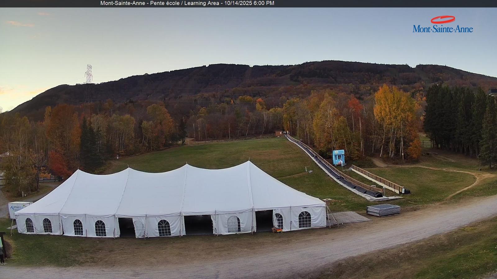 Webcam Mont-Sainte-Anne: Pente Ecole