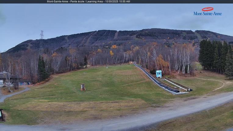 Webcam Mont-Sainte-Anne: Pente Ecole
