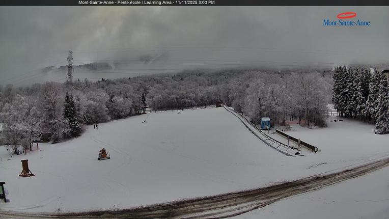 Webcam Mont-Sainte-Anne: Pente Ecole