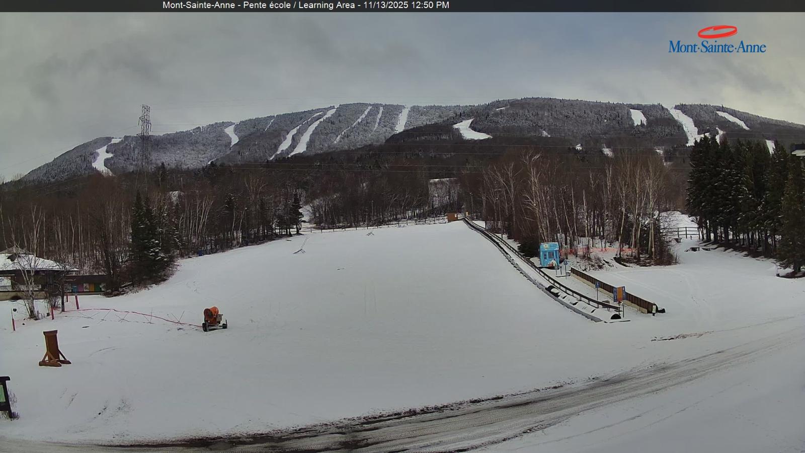 Webcam Mont-Sainte-Anne: Pente Ecole