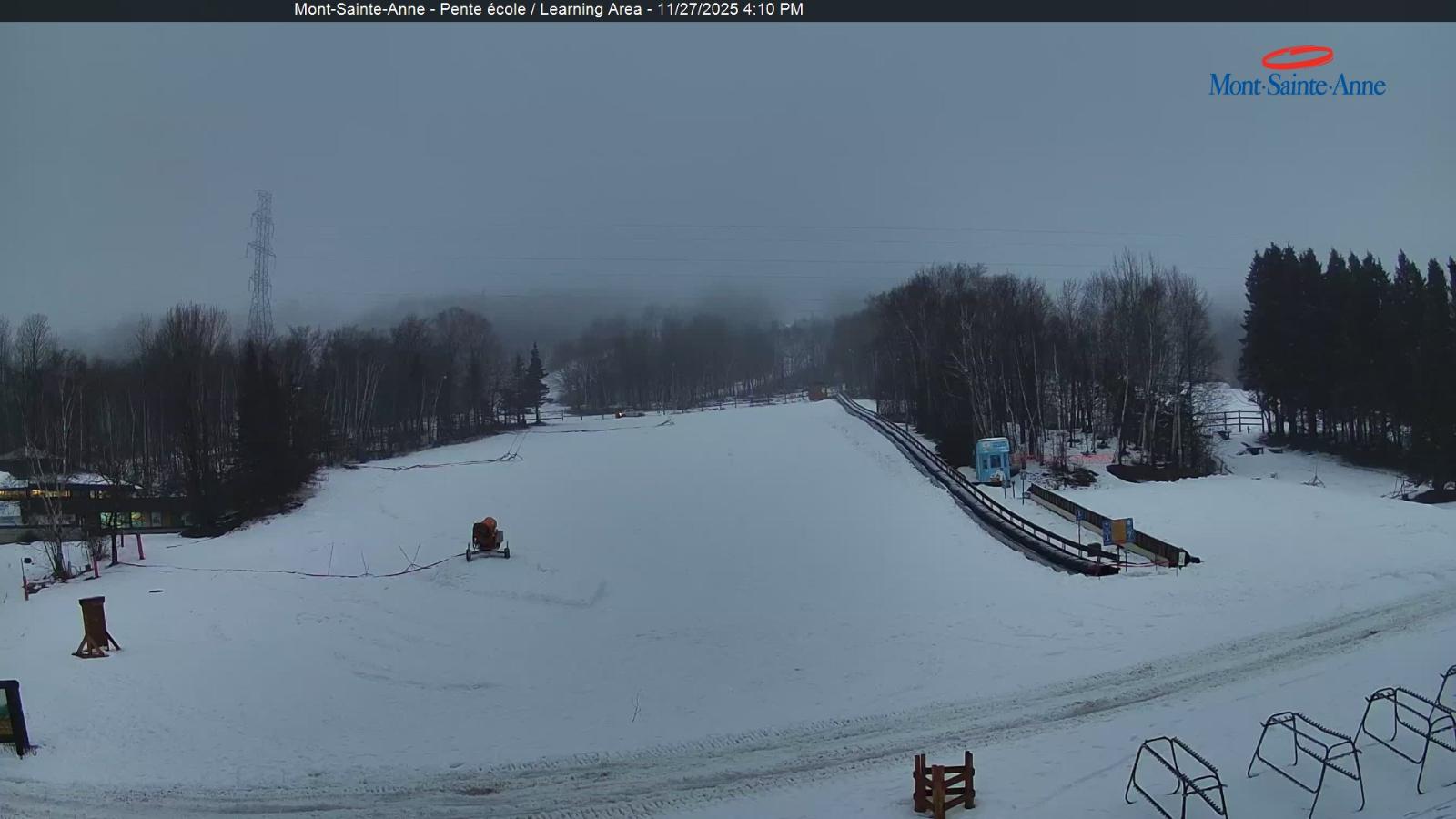 Webcam Mont-Sainte-Anne: Pente Ecole