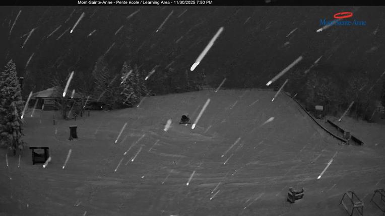 Webcam Mont-Sainte-Anne: Pente Ecole