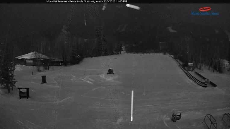 Webcam Mont-Sainte-Anne: Pente Ecole