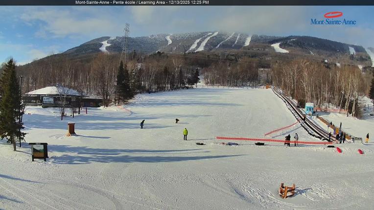 Webcam Mont-Sainte-Anne: Pente Ecole