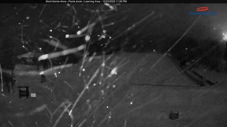 Webcam Mont-Sainte-Anne: Pente Ecole