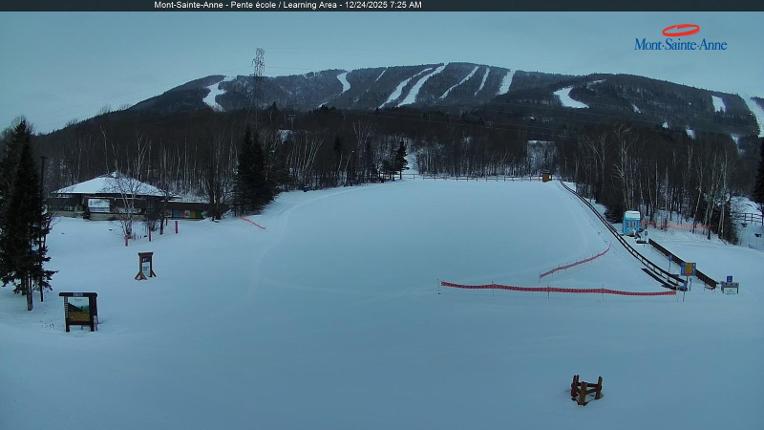 Webcam Mont-Sainte-Anne: Pente Ecole