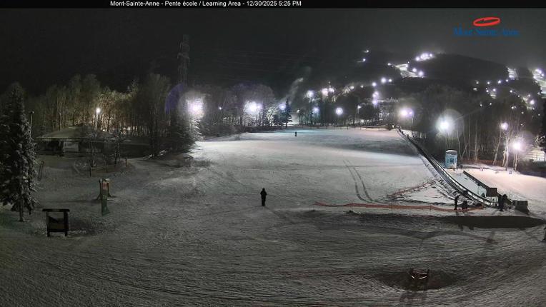 Webcam Mont-Sainte-Anne: Pente Ecole