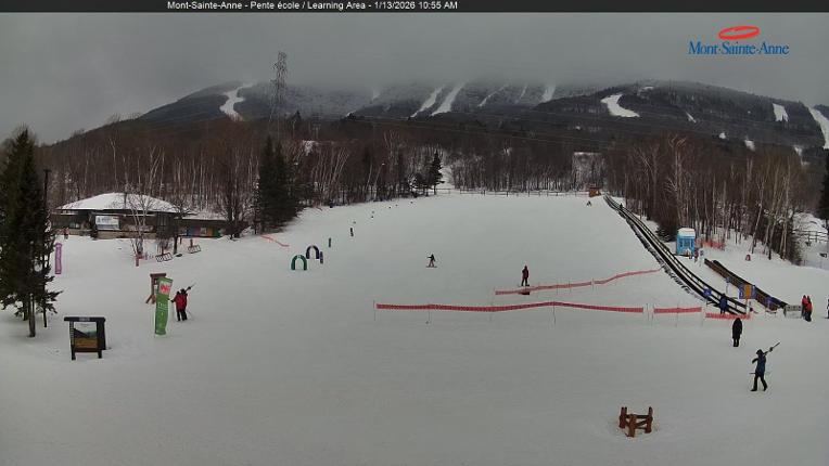 Webcam Mont-Sainte-Anne: Pente Ecole