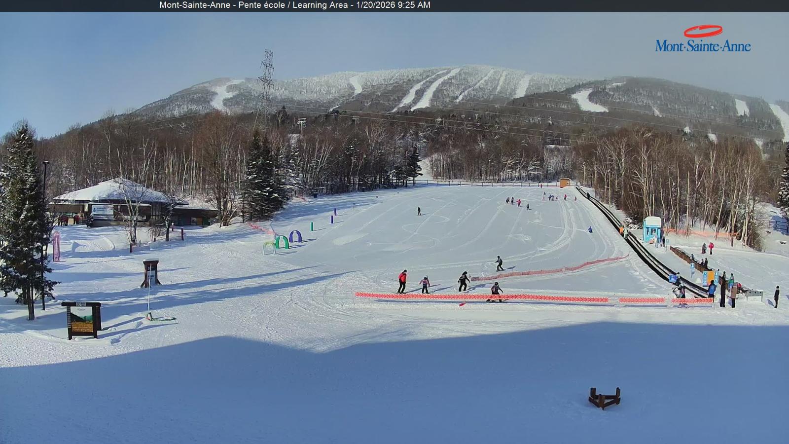 Webcam Mont-Sainte-Anne: Pente Ecole