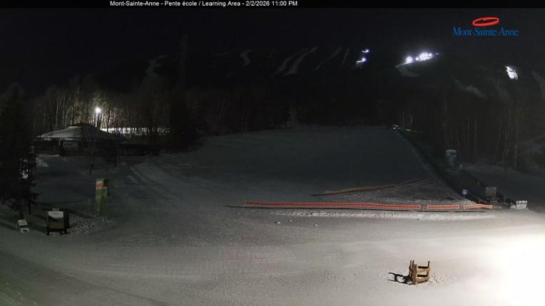 Webcam Mont-Sainte-Anne: Pente Ecole