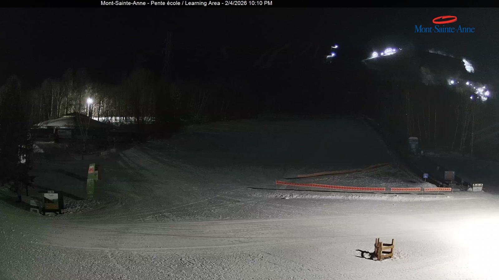 Webcam Mont-Sainte-Anne: Pente Ecole