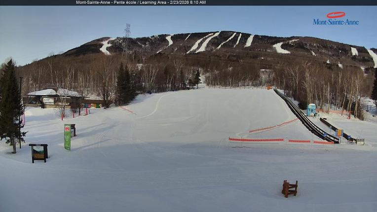 Webcam Mont-Sainte-Anne: Pente Ecole