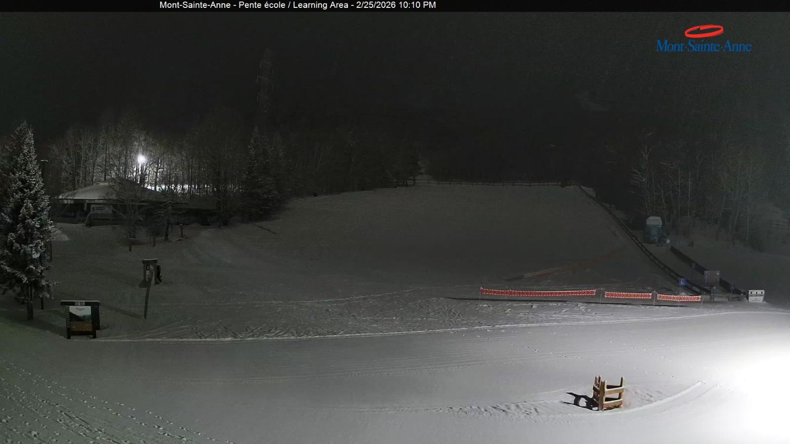 Webcam Mont-Sainte-Anne: Pente Ecole