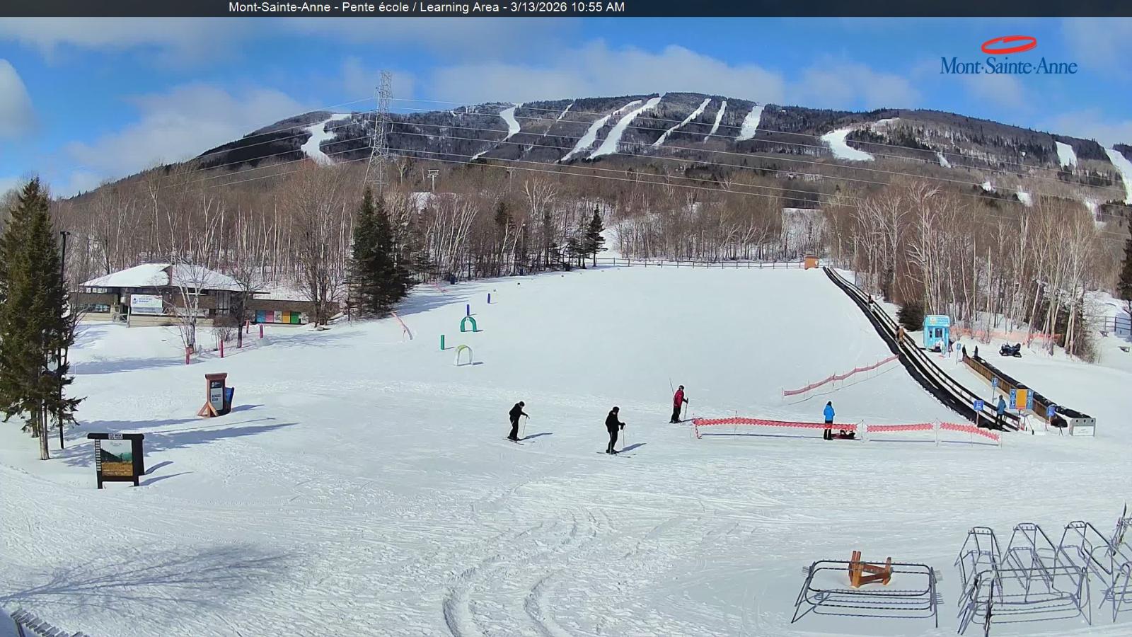 Webcam Mont-Sainte-Anne: Pente Ecole