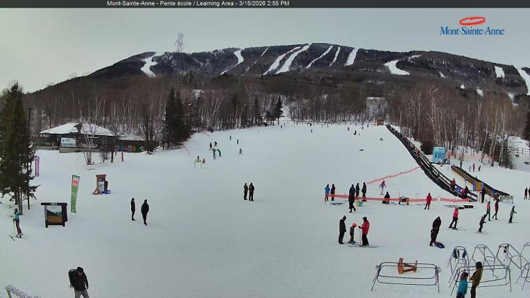 Webcam Mont-Sainte-Anne: Pente Ecole