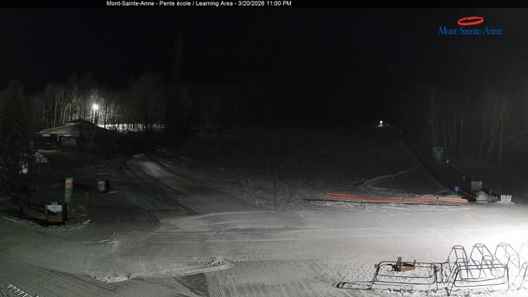 Webcam Mont-Sainte-Anne: Pente Ecole