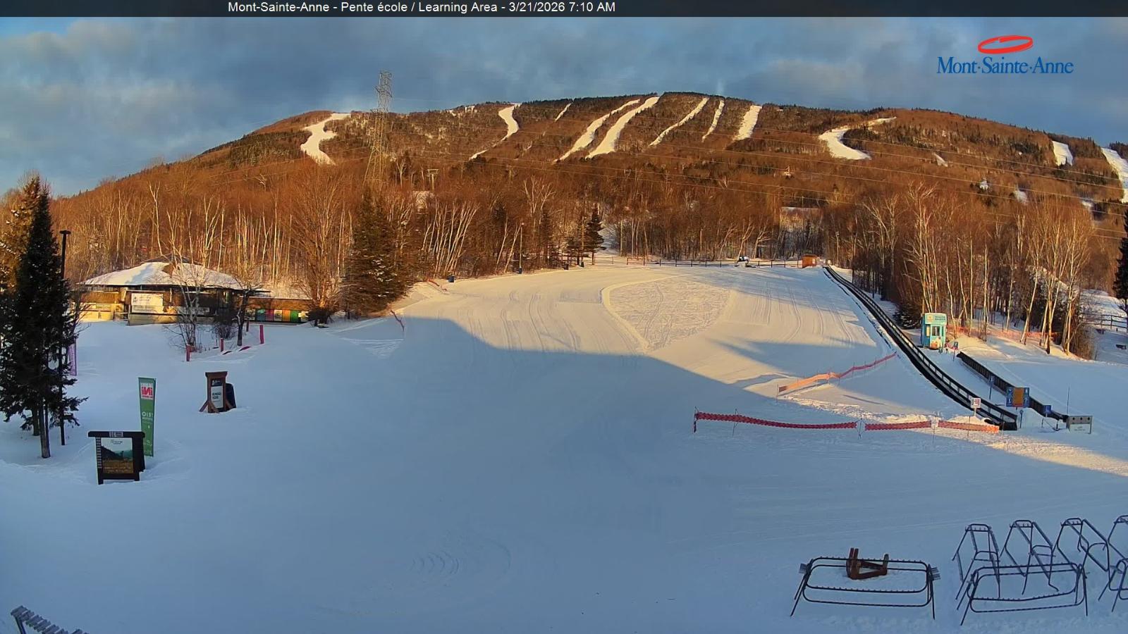 Webcam Mont-Sainte-Anne: Pente Ecole