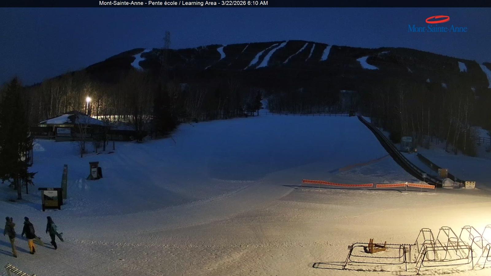 Webcam Mont-Sainte-Anne: Pente Ecole