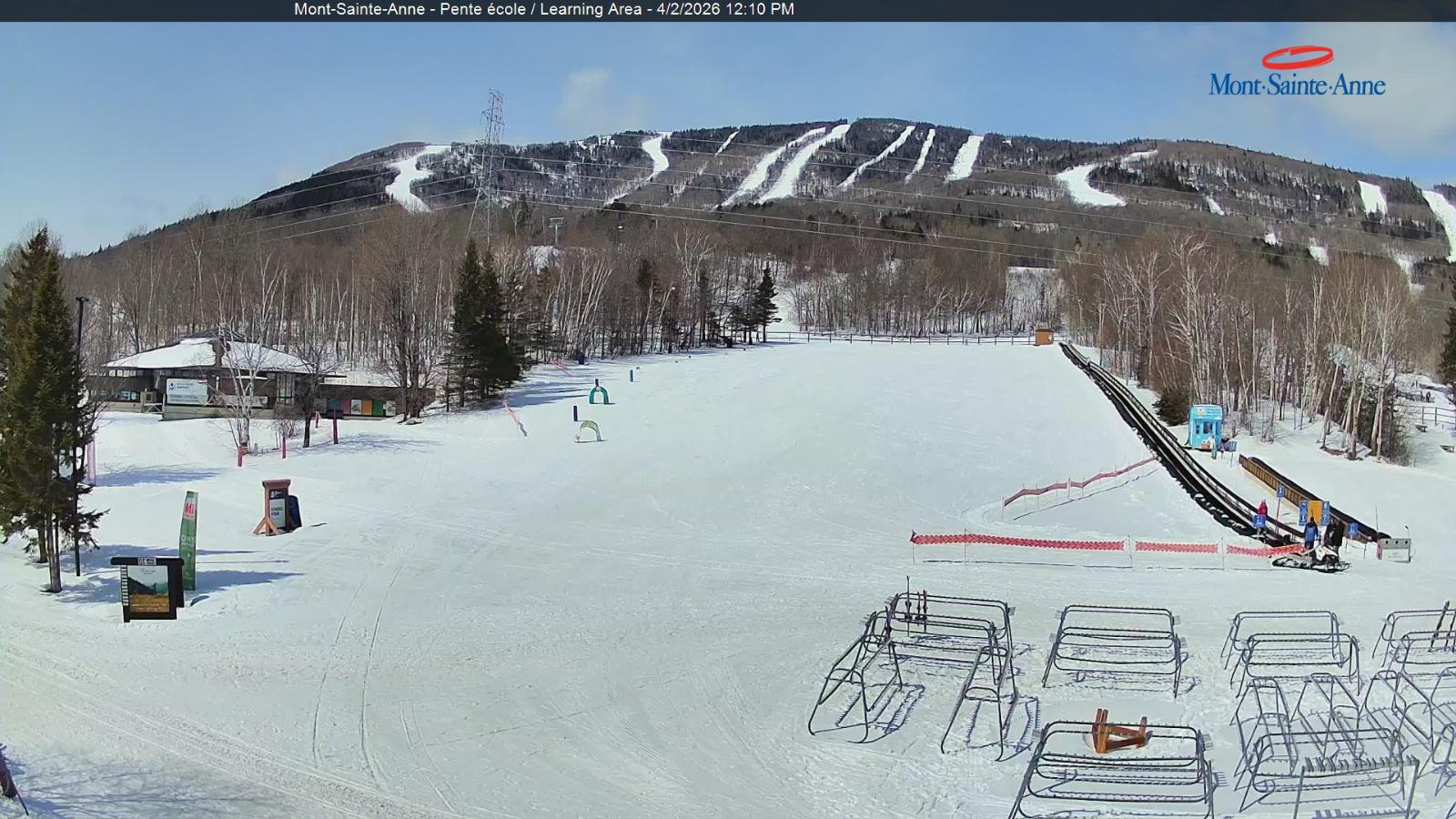 Webcam Mont-Sainte-Anne: Pente Ecole