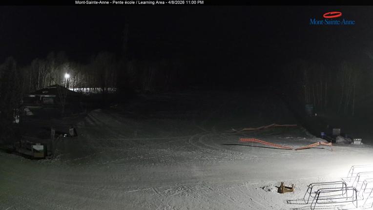 Webcam Mont-Sainte-Anne: Pente Ecole