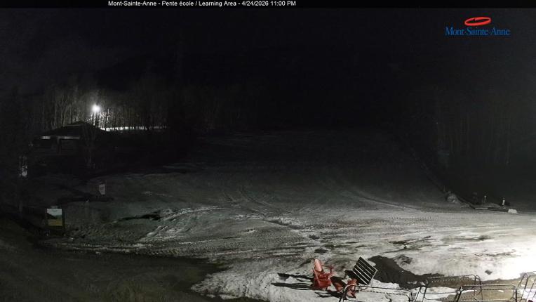 Webcam Mont-Sainte-Anne: Pente Ecole