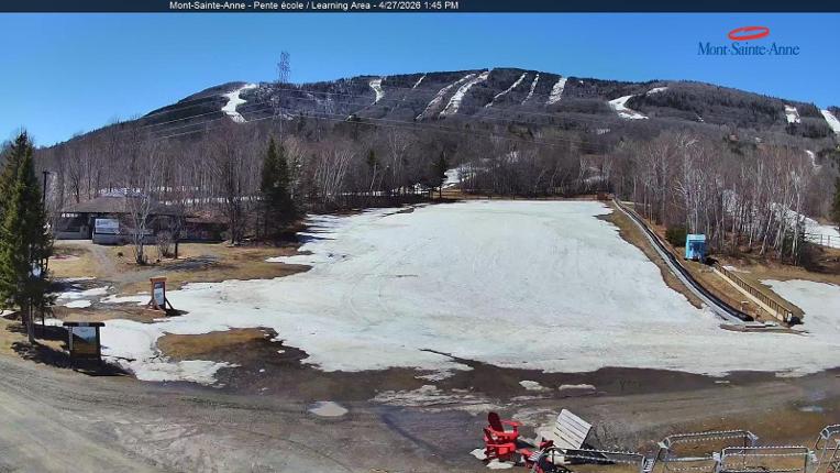 Webcam Mont-Sainte-Anne: Pente Ecole