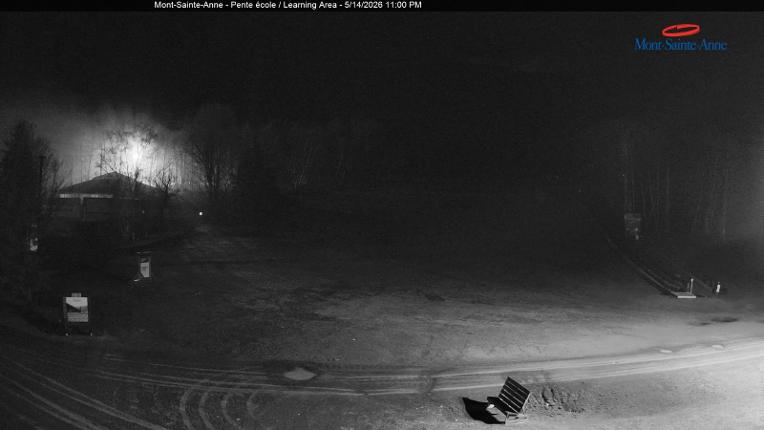 Webcam Mont-Sainte-Anne: Pente Ecole