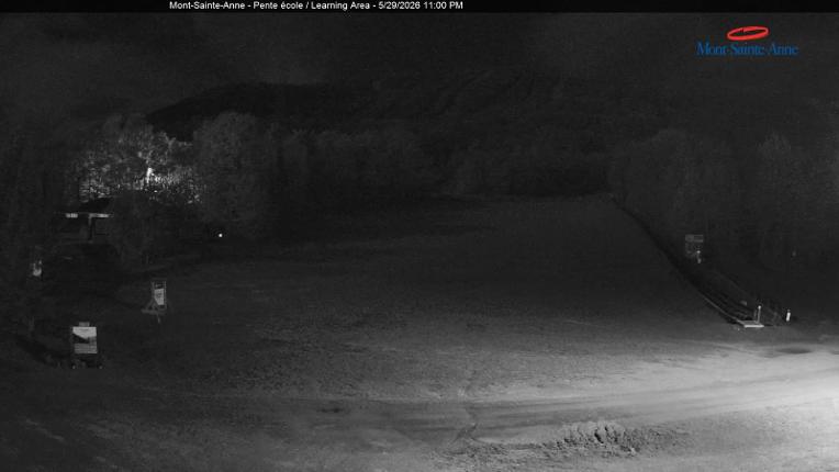 Webcam Mont-Sainte-Anne: Pente Ecole