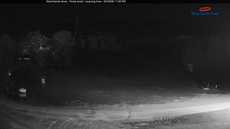 Webcam Mont-Sainte-Anne: Pente Ecole