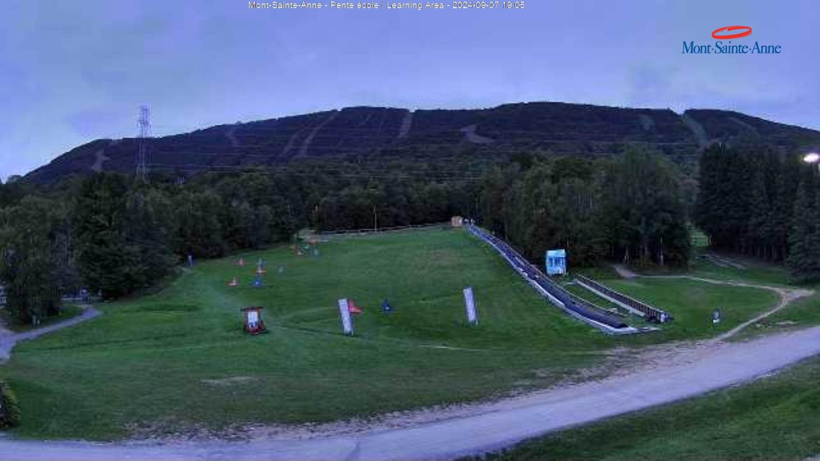 Webcam Mont-Sainte-Anne: Pente Ecole