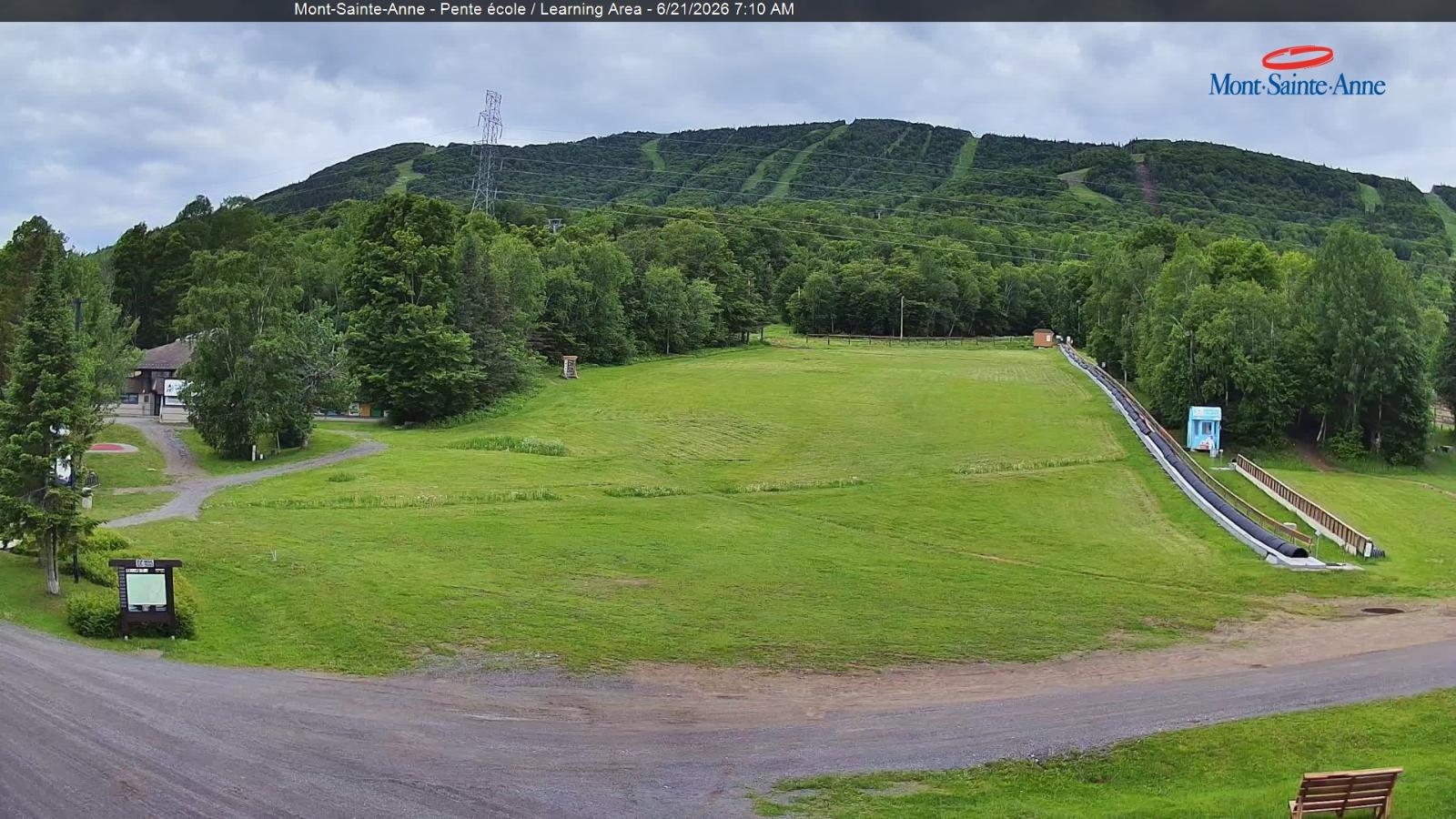 Webcam Mont-Sainte-Anne: Pente Ecole
