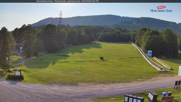 Webcam Mont-Sainte-Anne: Pente Ecole