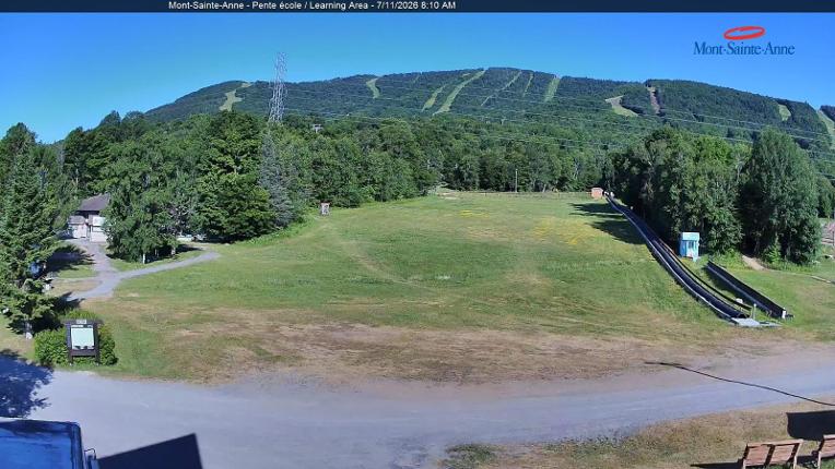 Webcam Mont-Sainte-Anne: Pente Ecole
