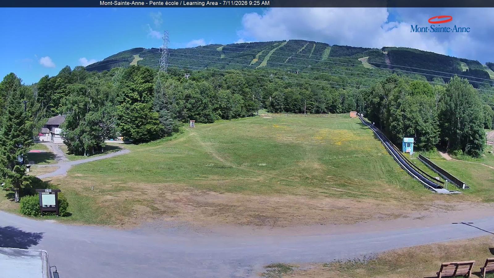 Webcam Mont-Sainte-Anne: Pente Ecole