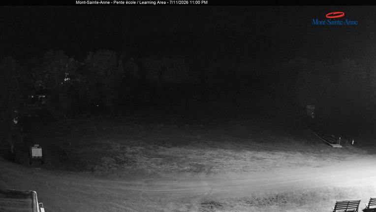 Webcam Mont-Sainte-Anne: Pente Ecole