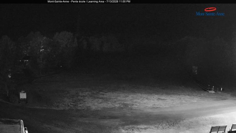 Webcam Mont-Sainte-Anne: Pente Ecole
