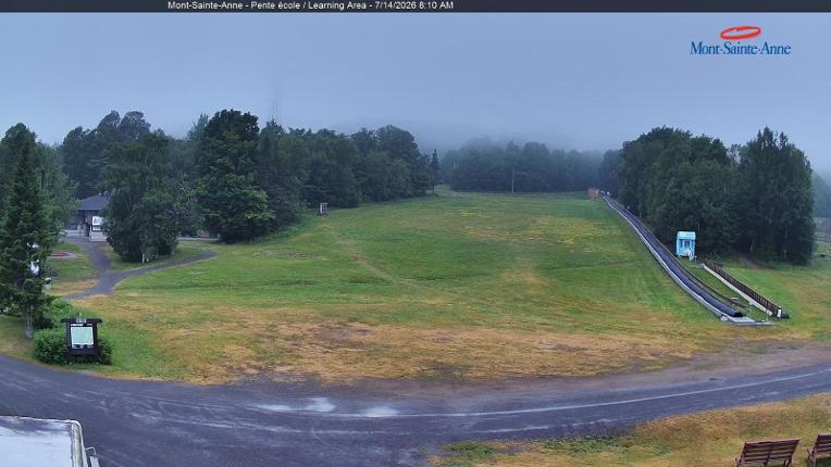 Webcam Mont-Sainte-Anne: Pente Ecole