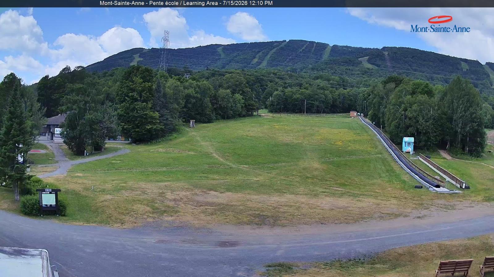Webcam Mont-Sainte-Anne: Pente Ecole