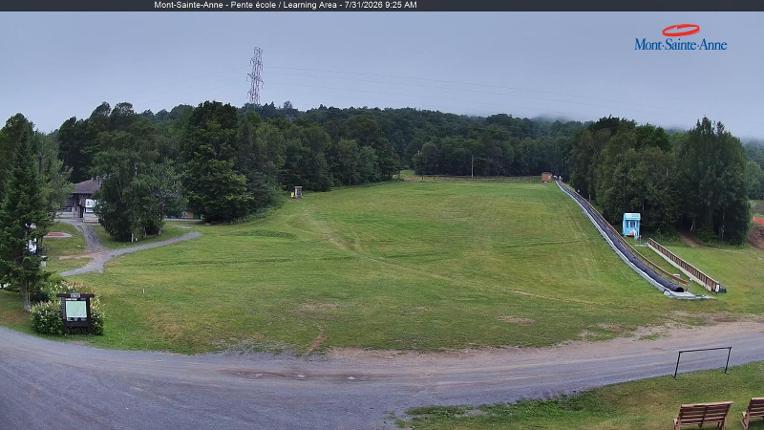 Webcam Mont-Sainte-Anne: Pente Ecole