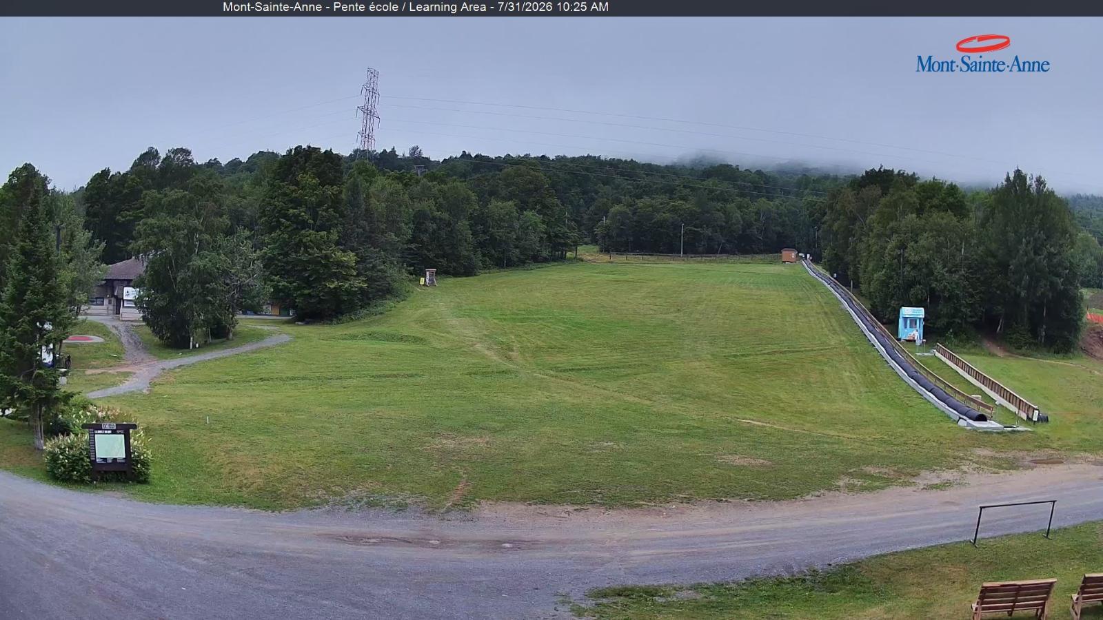 Webcam Mont-Sainte-Anne: Pente Ecole