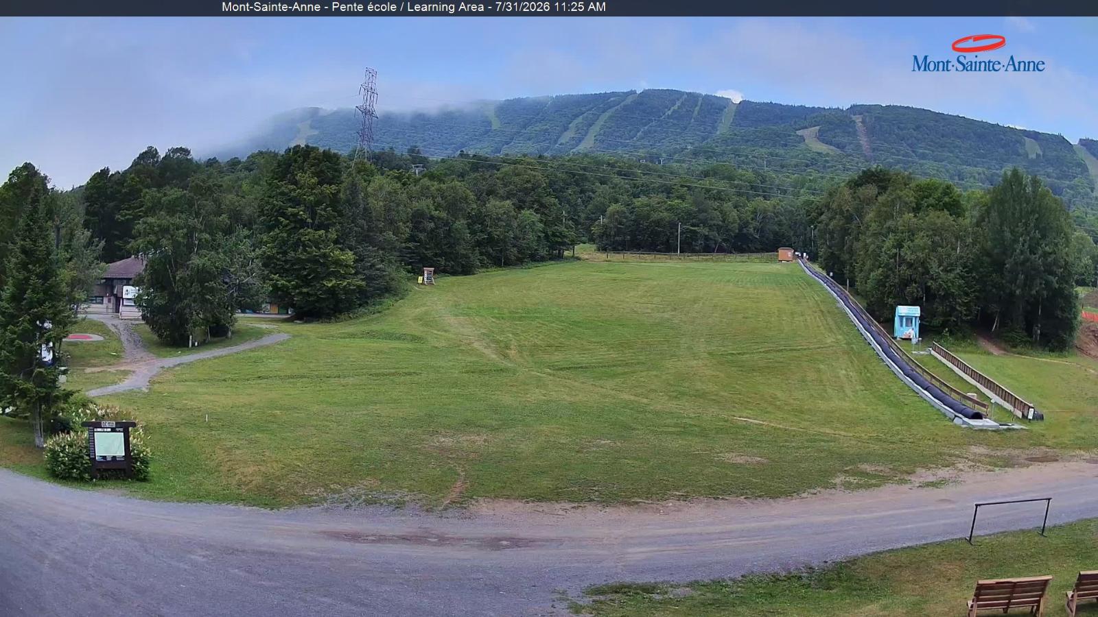 Webcam Mont-Sainte-Anne: Pente Ecole