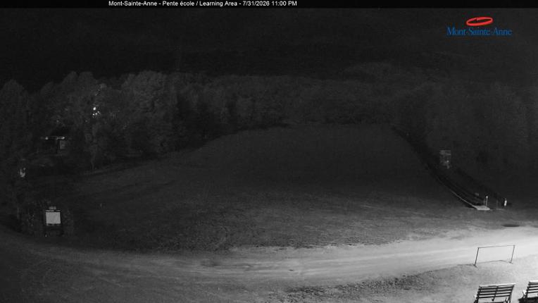 Webcam Mont-Sainte-Anne: Pente Ecole