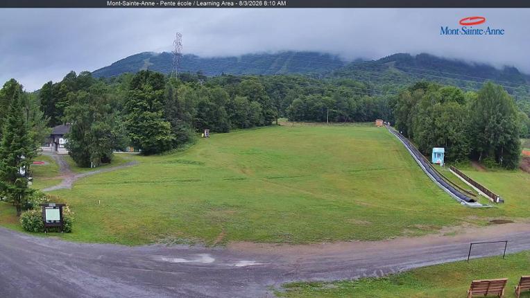 Webcam Mont-Sainte-Anne: Pente Ecole