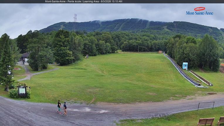 Webcam Mont-Sainte-Anne: Pente Ecole