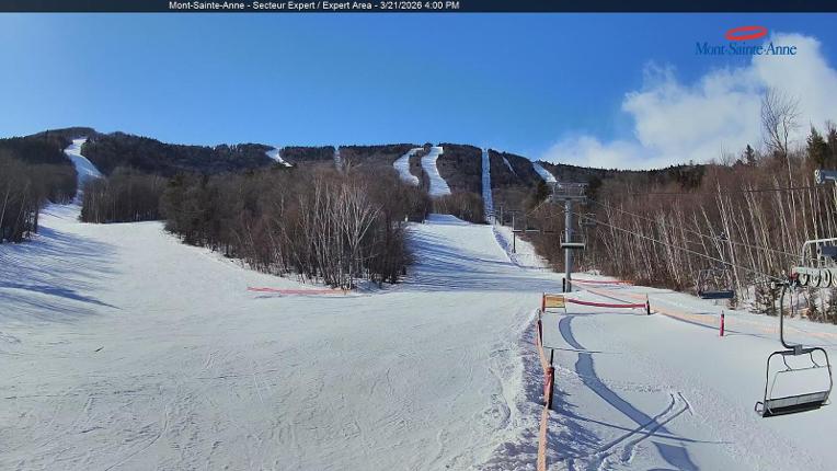 Webcam Mont-Sainte-Anne: Secteur Expert