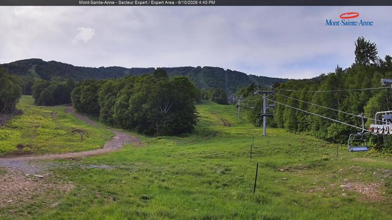 Webcam Mont-Sainte-Anne: Secteur Expert