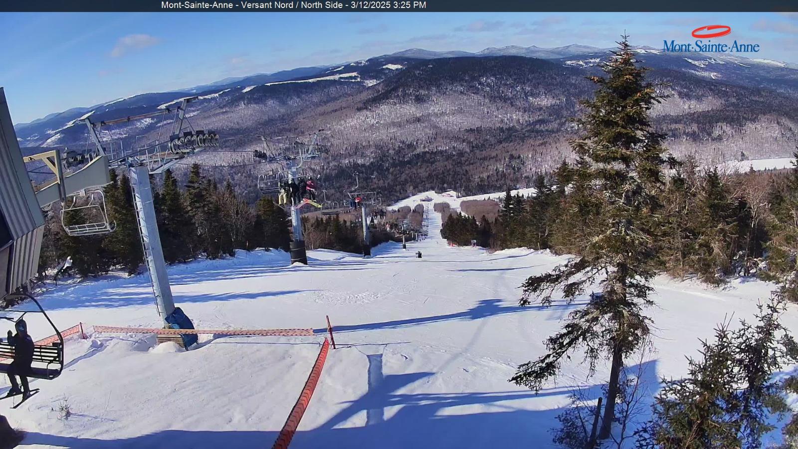 Webcam Mont-Sainte-Anne: Sommet du Nord