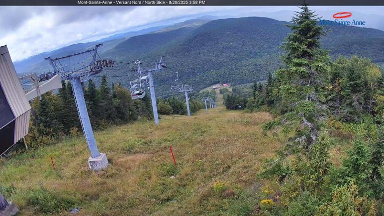 Webcam Mont-Sainte-Anne: Sommet du Nord